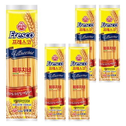 오뚜기 프레스코 페투치네, 5개, 500g