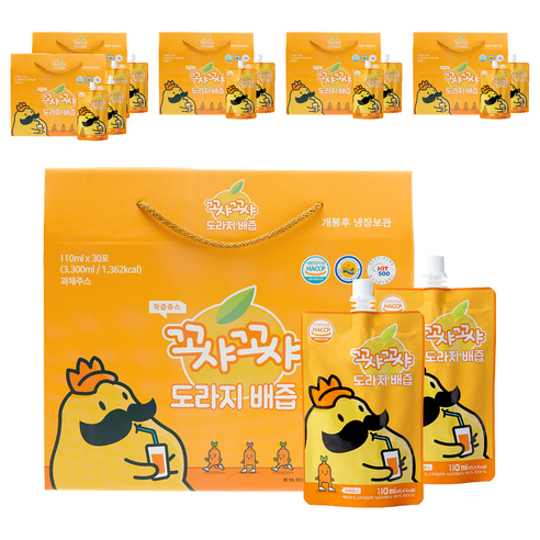 꼬샤꼬샤 도라지 배즙 스파우트형, 110ml, 180개