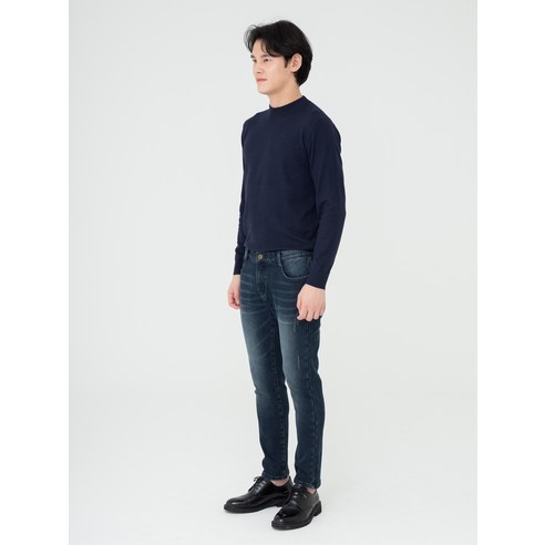 캐럿 남성용 기모 울트라 스판 청바지, 겨울철 스타일링의 필수템!
