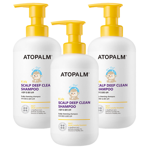 아토팜 스칼프 딥 클린 샴푸, 460ml, 3개