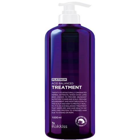 록키스 플래티늄 약산성 헤어 트리트먼트, 1000ml, 1개