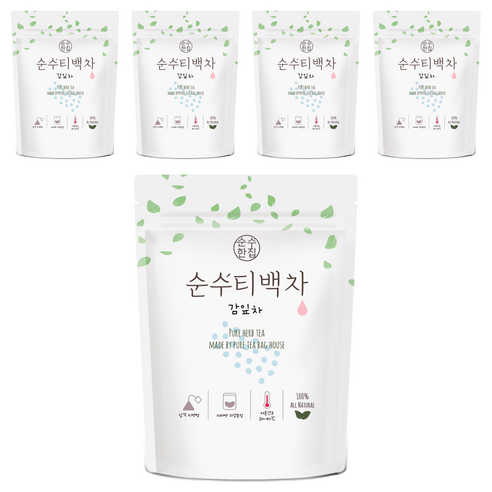 순수한집 감잎차 삼각티백, 1g, 50개입, 5개