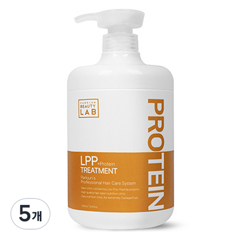 박준뷰티랩 LPP 단백질 트리트먼트 헤어팩 블루밍 도손, 1000ml, 5개