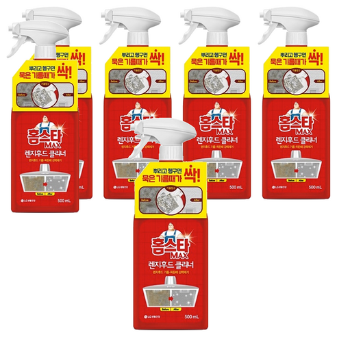 홈스타 맥스 렌지후드 클리너, 500ml, 6개
