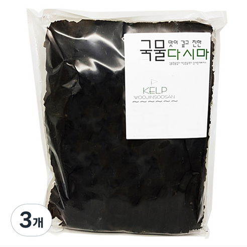 국물 맛이 깊고 진한 건다시마, 100g, 3개