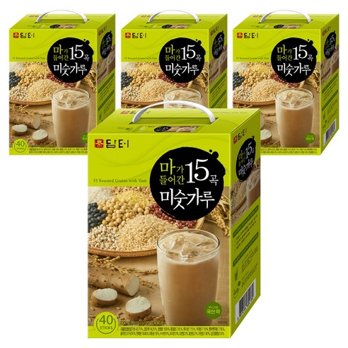 담터 마가 들어간 15곡 미숫가루, 800g, 4개