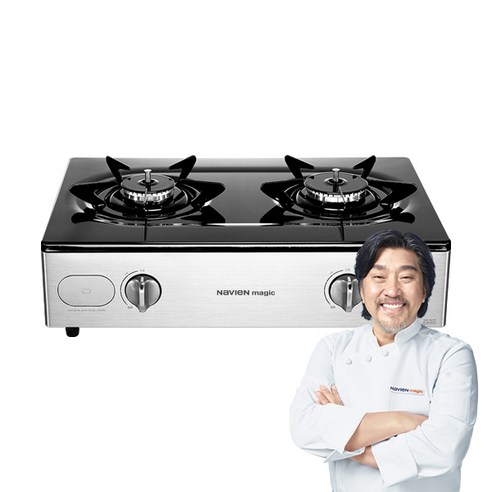 나비엔매직 가스레인지 2구 고객직접설치, GRF-1122PD, LPG
