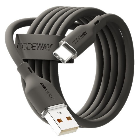 CODEWAY PALLET 系列 USB-A-USB-C 快充充電線, 黑色, 0.6m, 1條 - 充電線 | 酷澎