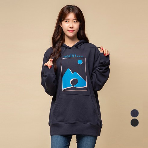  캐럿 남녀공용 릴렉스핏 그래픽 후드 티셔츠 SM03AA