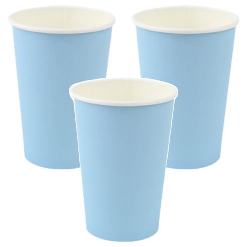 아이엔피 파스텔 종이컵 라이트블루 390ml, 1개입, 300개