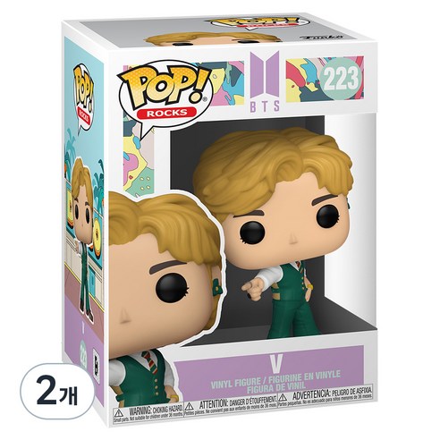 Funko 팝 BTS 다이너마이트 뷔 피규어 48113, 2개