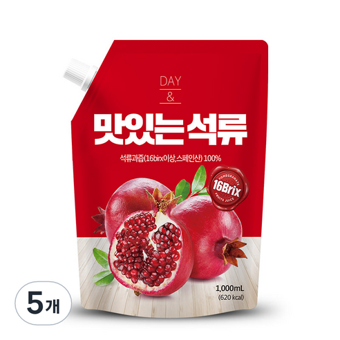 데이앤 맛있는 석류, 5개, 1L