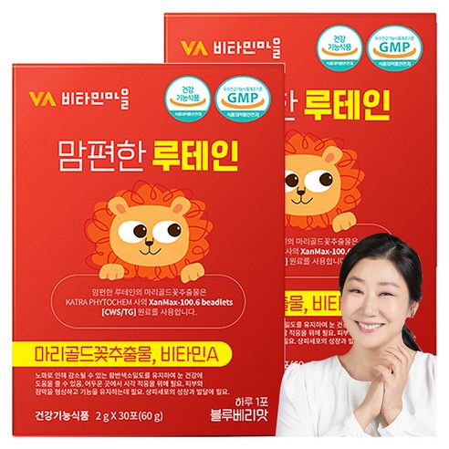 비타민마을 맘편한 루테인 30p 1개월분, 60g, 2개