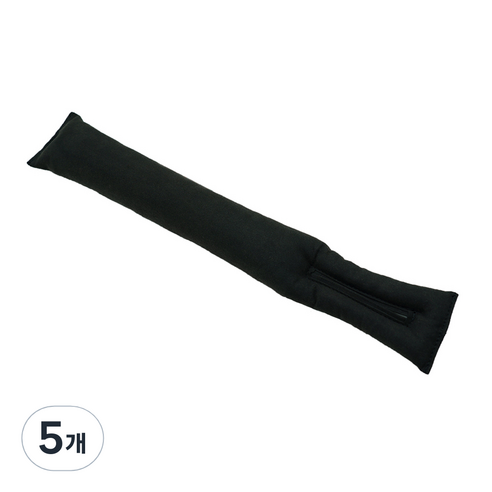 엠노블 차량용 스웨이드 틈새쿠션, 블랙, 5개