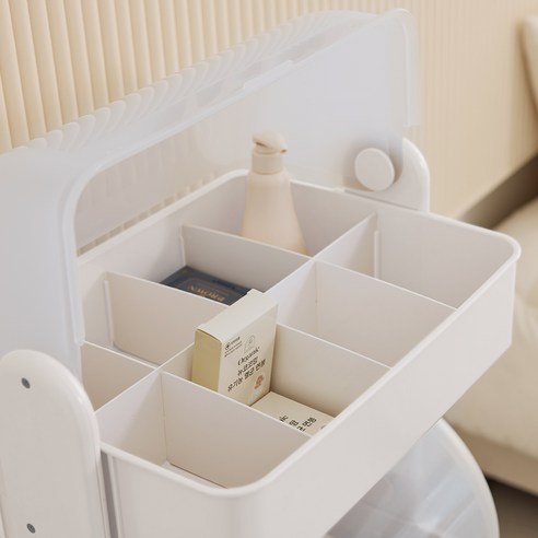 육아는 템빨! 플라팜 트롤리 기저귀 정리함으로 육아 평화를 얻으세요.