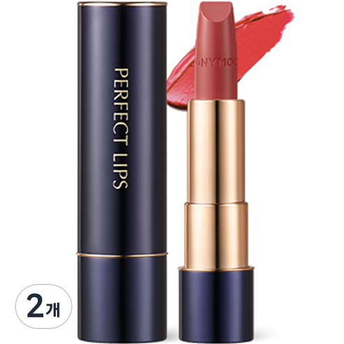 토니모리 퍼펙트 루즈 인텐스 립스틱 3.5g, 04 센슈얼 로즈, 2개