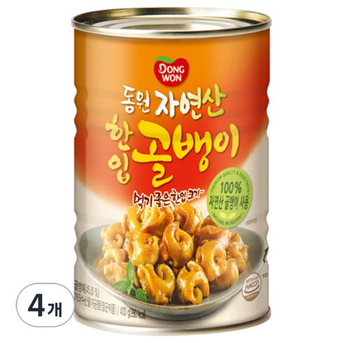 동원 한입 골뱅이 통조림 400g, 1개