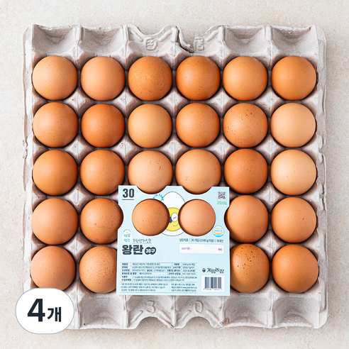 계림농장 무항생제 왕란, 4개, 30구