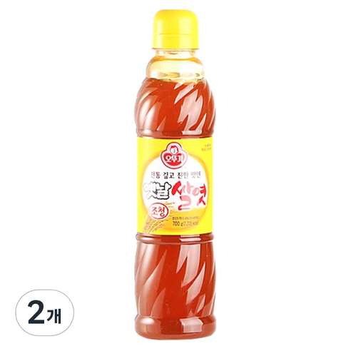 오뚜기 옛날 조청 쌀엿, 700g, 2개