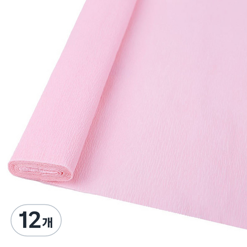 마다꾸미 주름 구김지 피치핑크 50 x 250 cm, 12개, 1색