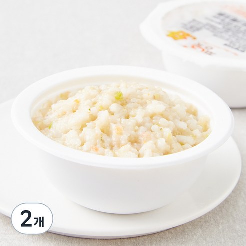 짱죽 중기 9개월부터 이유식 대구살가지죽, 혼합맛(대구살/가지), 200g, 2개