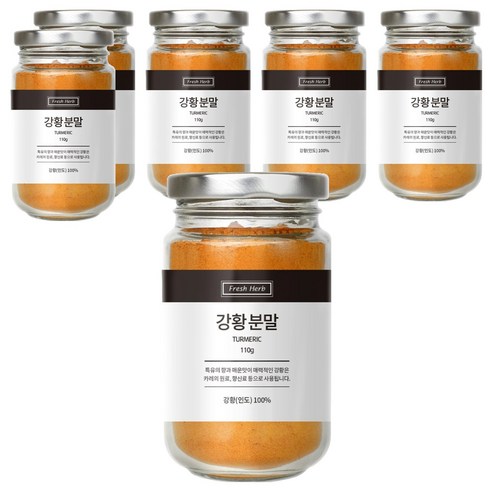 신선약초 강황분말, 110g, 6개
