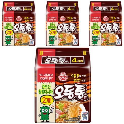 오뚜기 오동통면 120g, 16개
