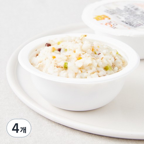 짱죽 이유식 후기 11개월부터 진밥, 혼합맛(대구살/황금팽이), 200g, 4개