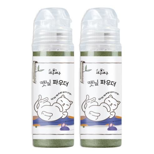 애구애구 캣닢 파우더 10g, 2개