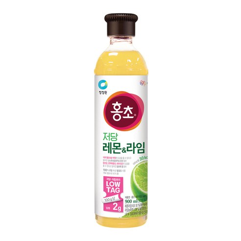 홍초 청정원 레몬 라임 저당