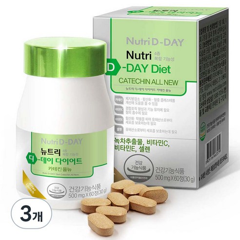 뉴트리디데이 다이어트 카테킨 올뉴, 30g, 3개