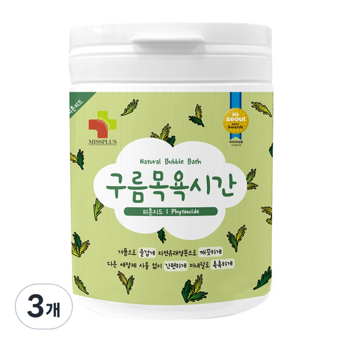 미스플러스 구름목욕시간 피톤치드 입욕파우더 대팩, 500g, 1개