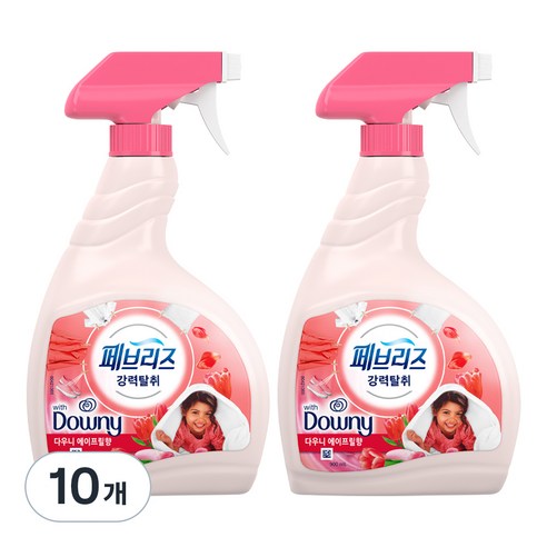 페브리즈 섬유탈취제 다우니 에이프릴향 본품, 900ml, 10개