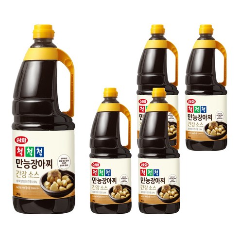 삼화 척척척 만능장아찌 간장소스, 2kg, 5개