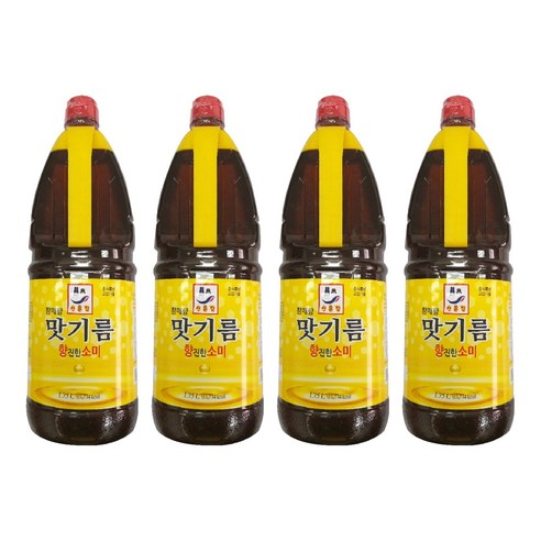 청은 참깨향 맛기름 향소미, 1.75L, 4개