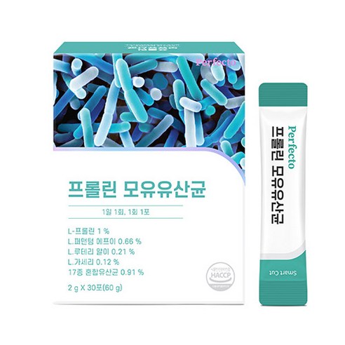 퍼펙토 포스트바이오틱스 프롤린 모유유산균, 60g, 1개