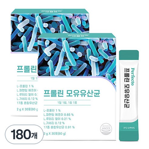 퍼펙토 프롤린 모유유산균, 60g, 3개