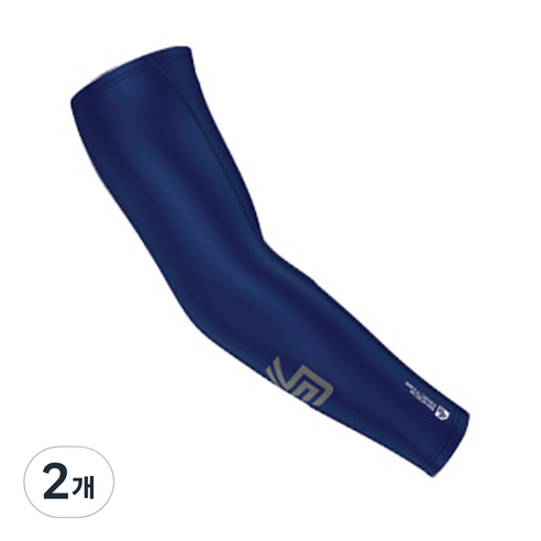 쇼크닥터 772 코어 압박 암 슬리브, NAVY, 2개