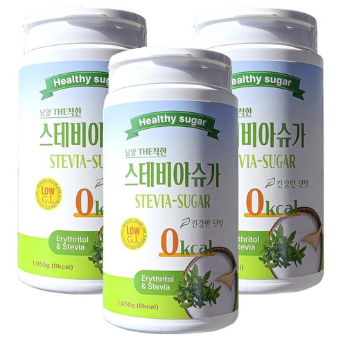 남양 더 착한 스테비아 슈가, 1050g, 3개