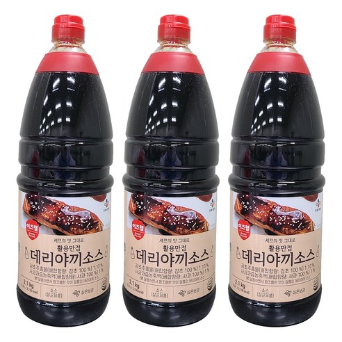 이츠웰 데리야끼 소스, 2.1kg, 3개