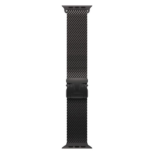 Apple 정품 애플워치 티타늄 밀레니즈 루프, 블랙, 49mm, Large, 1개