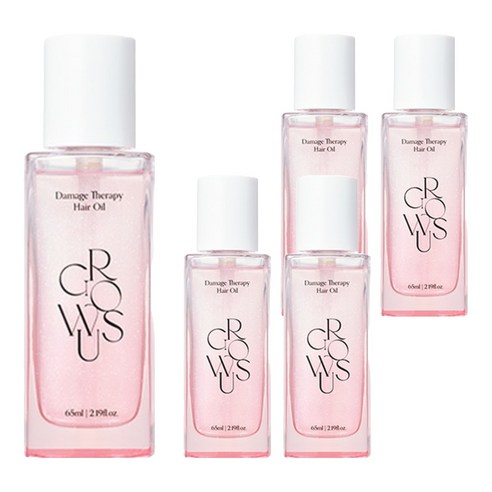 그로우어스 데미지 테라피 헤어 오일, 65ml, 5개