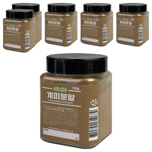 ADDCOOK 계피분말, 6개, 100g
