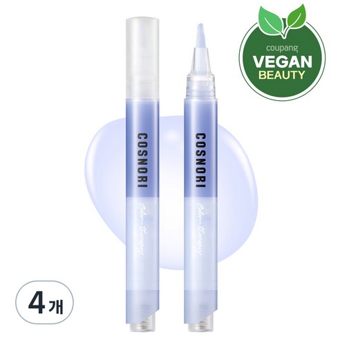 코스노리 컬러테라피 네일 세럼 라벤더, 4ml, 4개