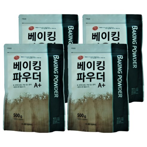 해가원 햇살나래 베이킹파우더 A 플러스, 500g, 4개
