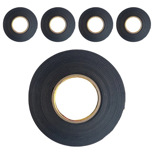 EVA 단면 스펀지 테이프 폭 40mm X 두께 2mm X 총길이 7.5M, 5개