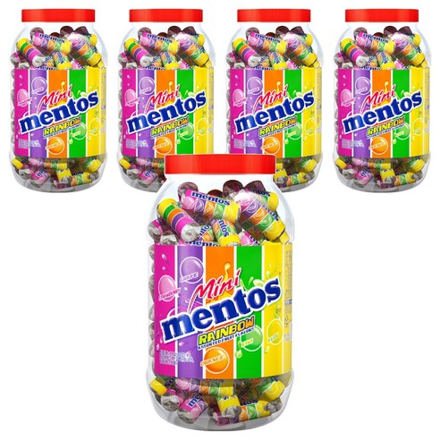 멘토스 미니멘토스 뉴레인보우, 1kg, 5개