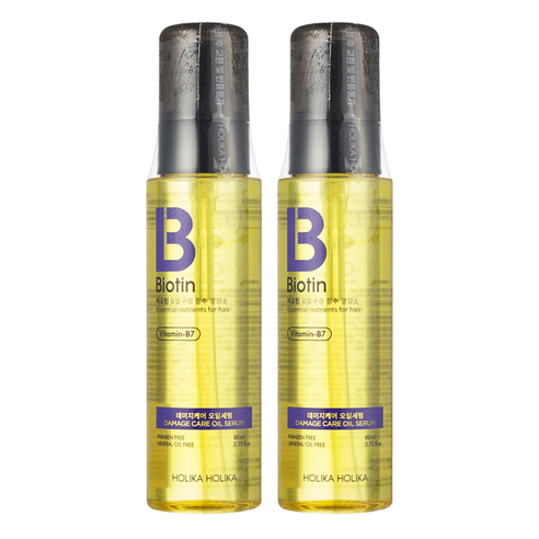 홀리카홀리카 비오틴 데미지 케어 오일 세럼, 80ml, 2개