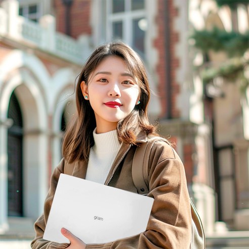 가벼워진 무게, 빨라진 속도 LG 그램 AI로 자유로운 일상을 경험하세요