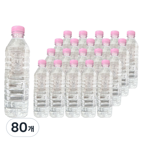 용암해수로 만든 무라벨 제주라바, 500ml, 80개